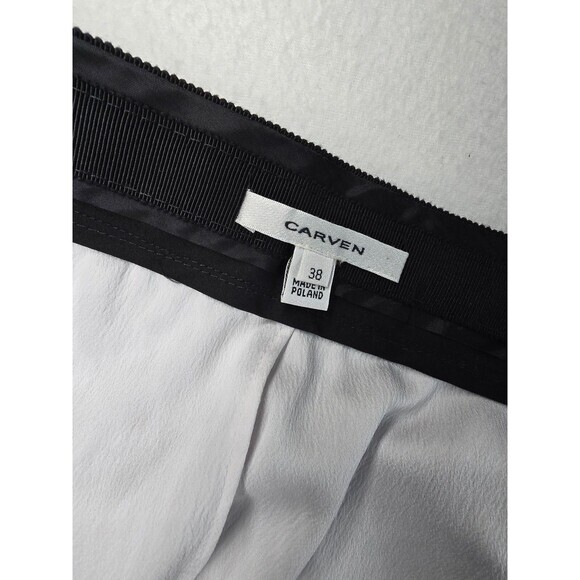 CARVEN A-Line Mini Skirt High Waist Pleated Flowy REG $798‎ US 6 Medium 38 FR - Picture 7 of 9